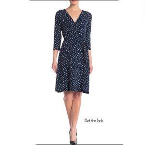 Max Studio Semi Wrap Dress